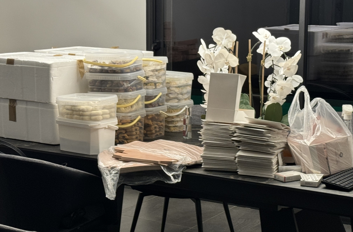 Préparation gâteaux cadeaux clients et salariés